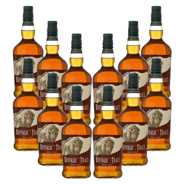 Buffalo Trace Kentucky Straight Bourbon Whiskey Bundle 750ML / 12-Pack